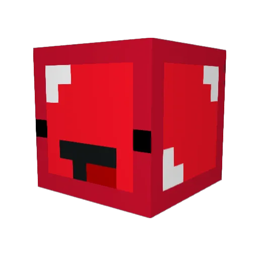 skittlecracker Minecraft avatar head, 3D render