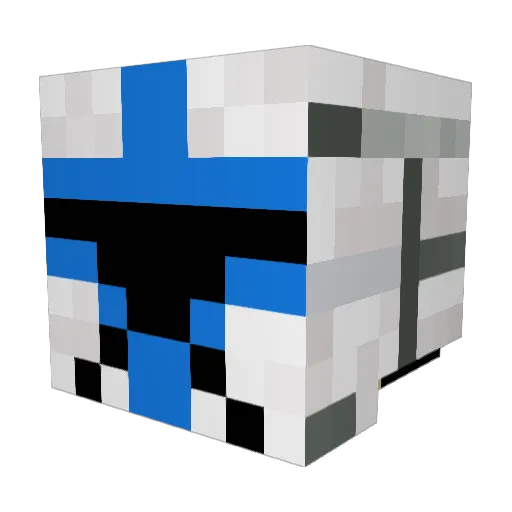 skittlez_8 Minecraft avatar head, 3D render