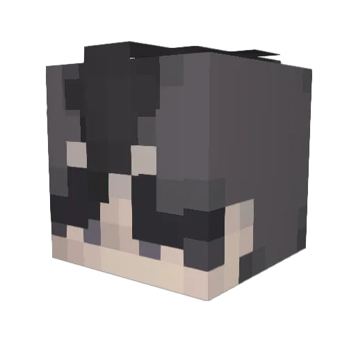 skittlez_gengen Minecraft avatar head, 3D render
