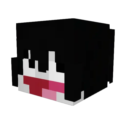 skitzod Minecraft avatar head, 3D render