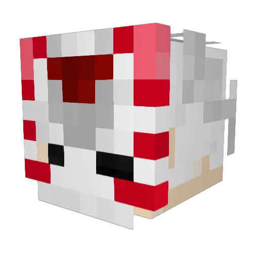skkoden Minecraft avatar head, 3D render