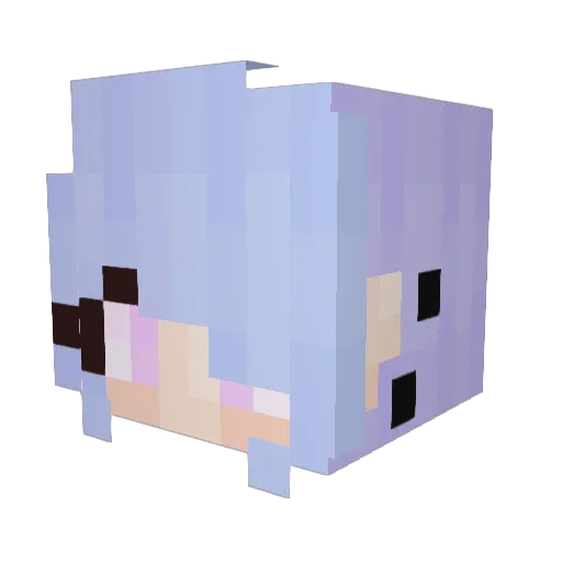 skkuls Minecraft avatar head, 3D render