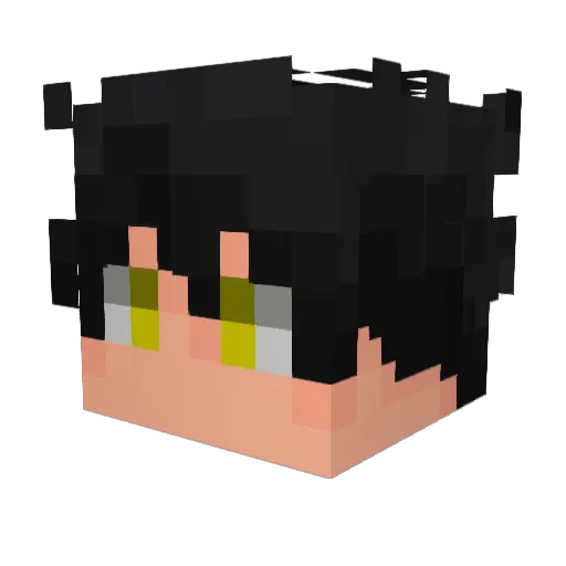 skkyle Minecraft avatar head, 3D render