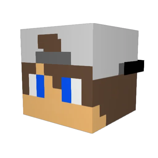 skobby44 Minecraft avatar head, 3D render