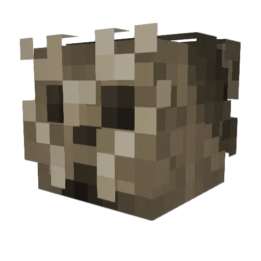 skorpn Minecraft avatar head, 3D render