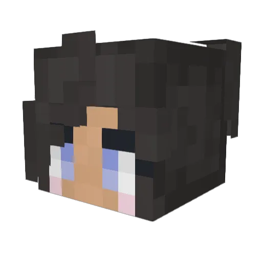 skotizho Minecraft avatar head, 3D render