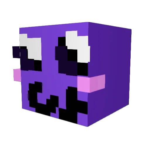 skriabutis Minecraft avatar head, 3D render