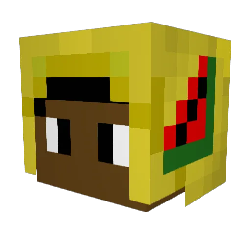 skrillexboy20 Minecraft avatar head, 3D render
