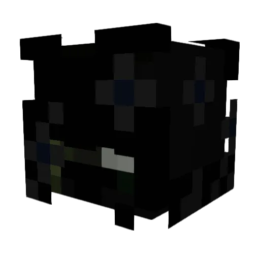 skrinastome Minecraft avatar head, 3D render