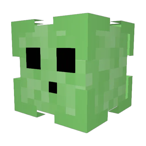 skrongo Minecraft avatar head, 3D render