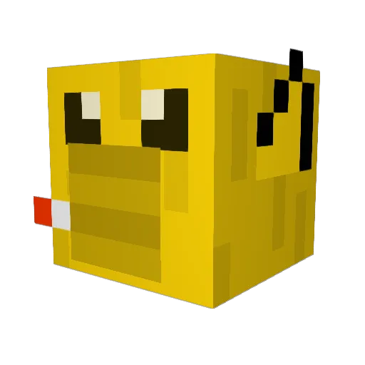 skrrt Minecraft avatar head, 3D render