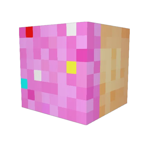 skrubbe1012 Minecraft avatar head, 3D render