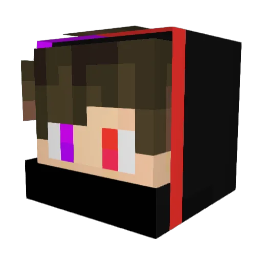 skrufi_348 Minecraft avatar head, 3D render