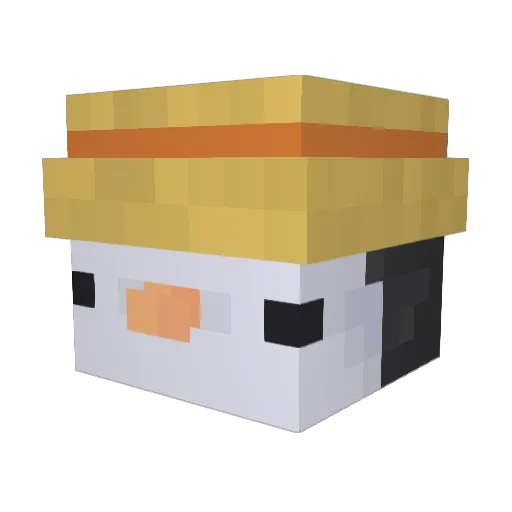 skrx717 Minecraft avatar head, 3D render