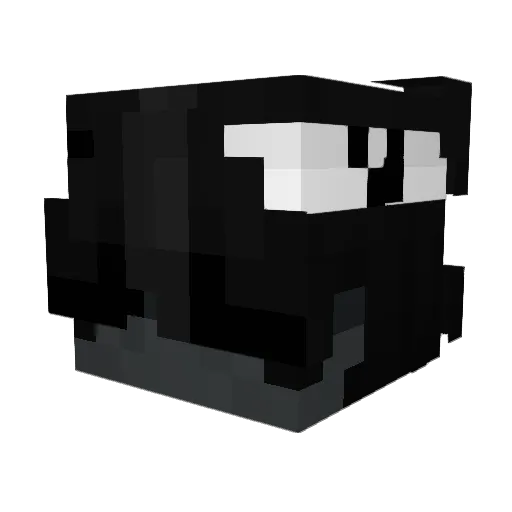 skuby9190 Minecraft avatar head, 3D render