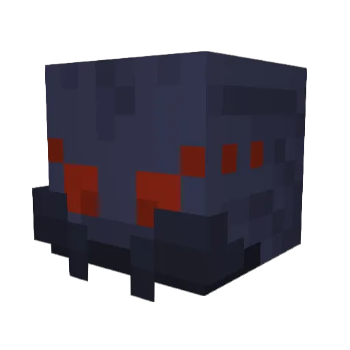 skuggix Minecraft avatar head, 3D render