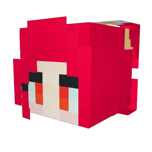 skuila Minecraft avatar head, 3D render