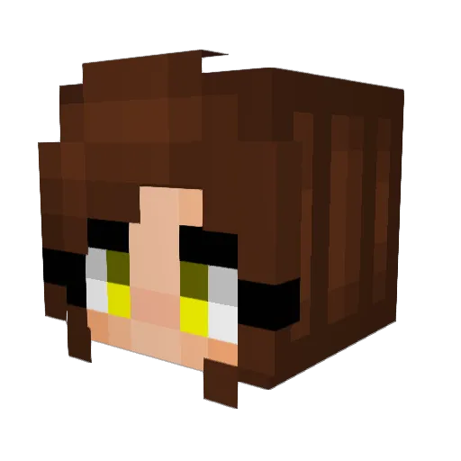 skul3438 Minecraft avatar head, 3D render