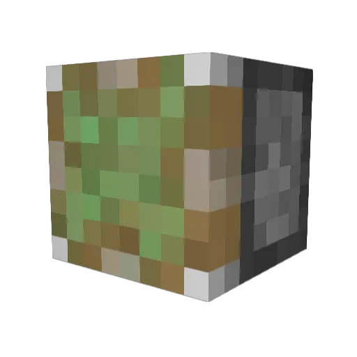 skulkyr Minecraft avatar head, 3D render