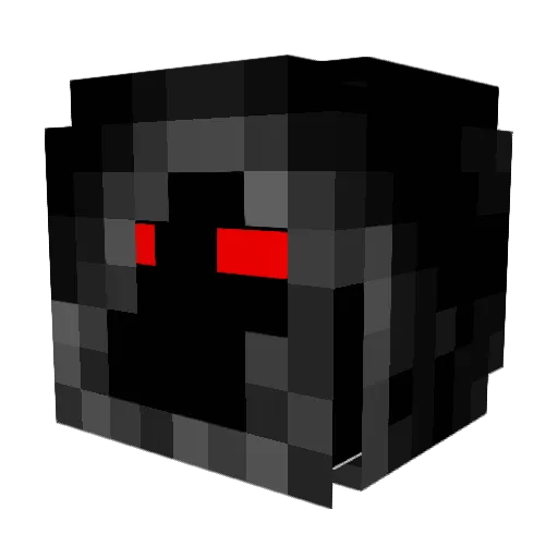 skull477 Minecraft avatar head, 3D render
