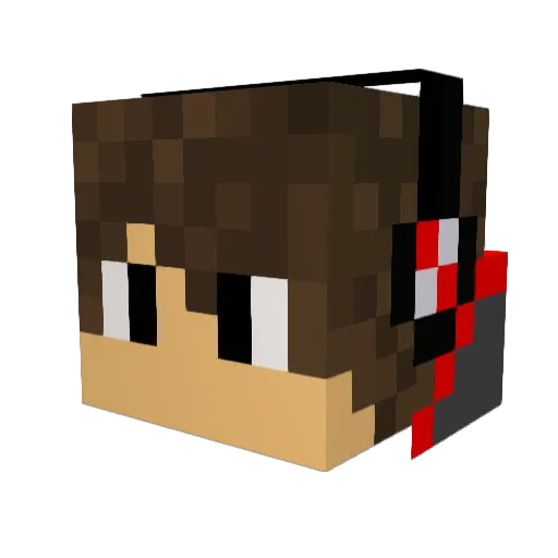 skullboy_365 Minecraft avatar head, 3D render