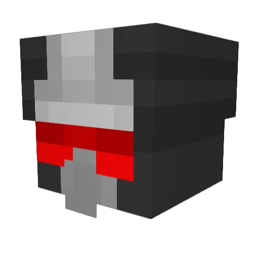 skullcrew12 Minecraft avatar head, 3D render