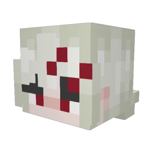 skullcrusher_44 Minecraft avatar head, 3D render