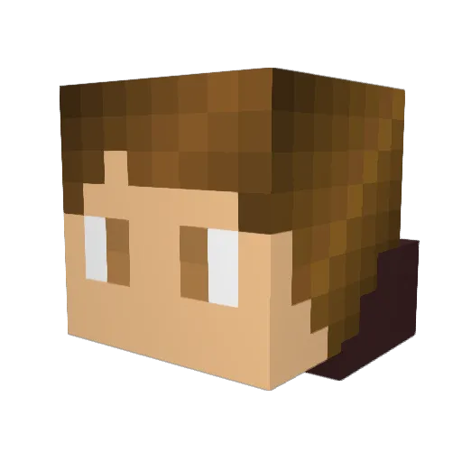 skulleater43 Minecraft avatar head, 3D render