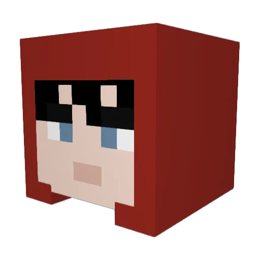 skullingz Minecraft avatar head, 3D render