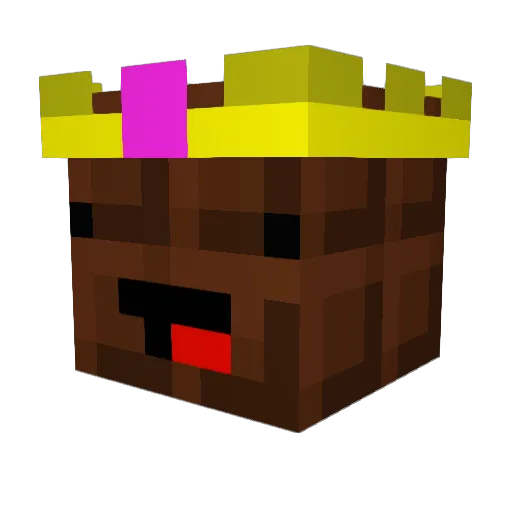 skullking24 Minecraft avatar head, 3D render