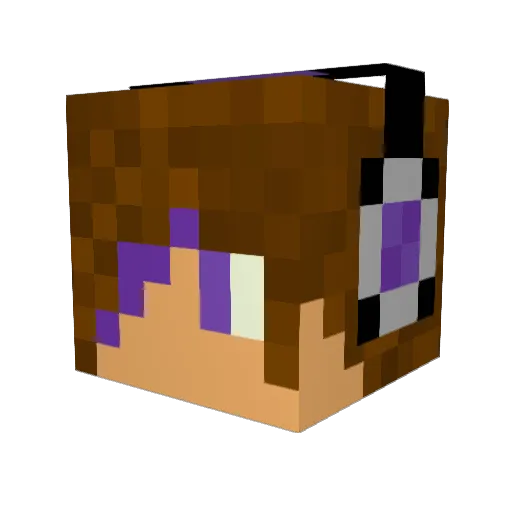 skulllcandyy Minecraft avatar head, 3D render