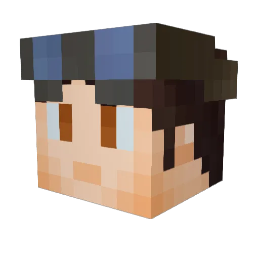 skullmaster2010 Minecraft avatar head, 3D render