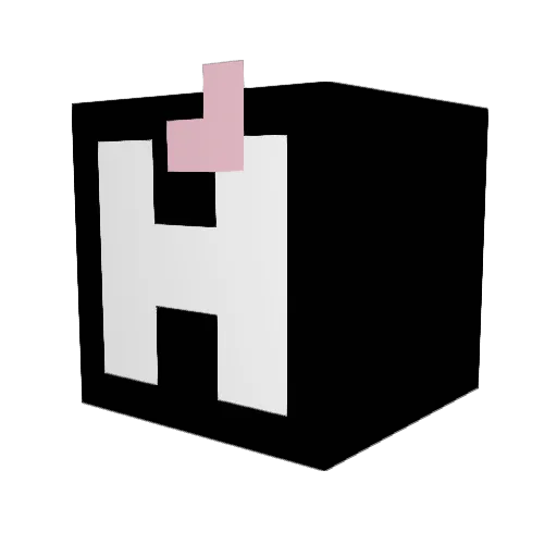 skullre Minecraft avatar head, 3D render