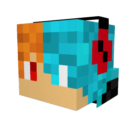 skulls52 Minecraft avatar head, 3D render