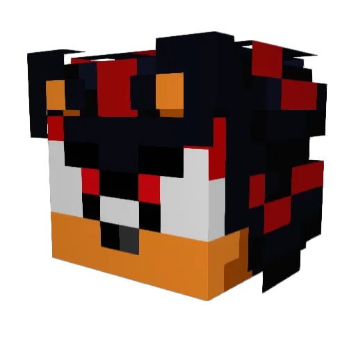 skullsniper Minecraft avatar head, 3D render