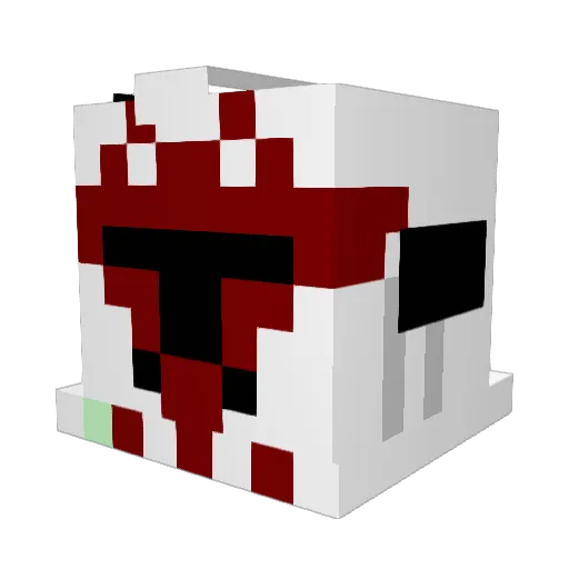 skullswar Minecraft avatar head, 3D render