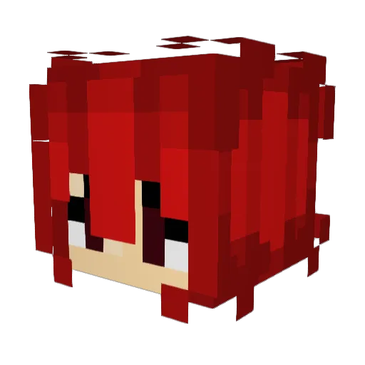 skullymia420 Minecraft avatar head, 3D render
