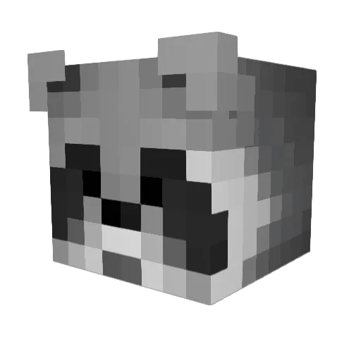 skullzyboat Minecraft avatar head, 3D render