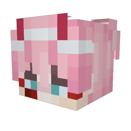skunchyv4 Minecraft avatar head, 3D render