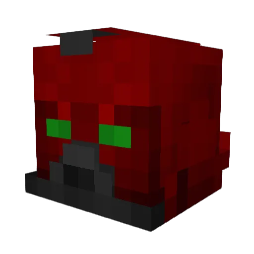 skunkbear Minecraft avatar head, 3D render