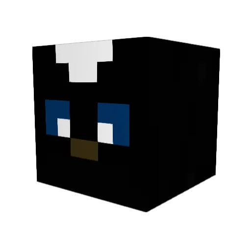 skunkydrew Minecraft avatar head, 3D render