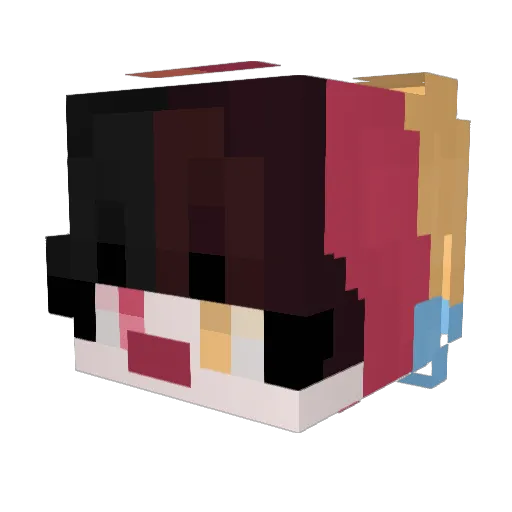 skvhw Minecraft avatar head, 3D render