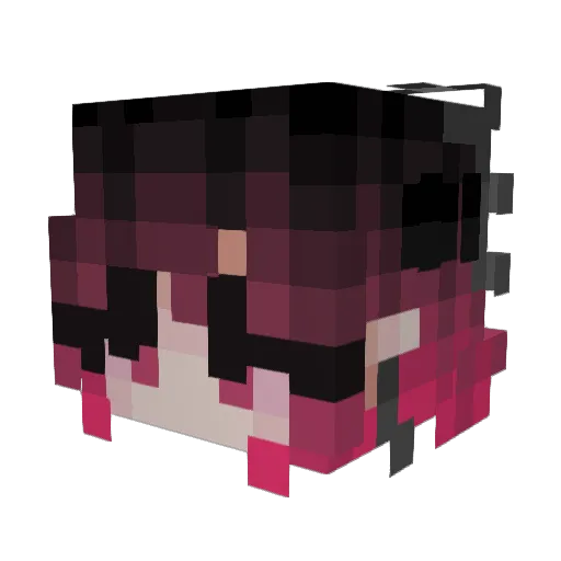 skvlllvr Minecraft avatar head, 3D render