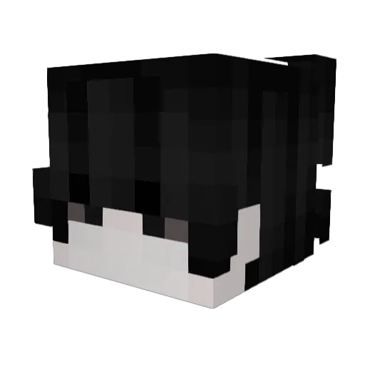 skvtii Minecraft avatar head, 3D render