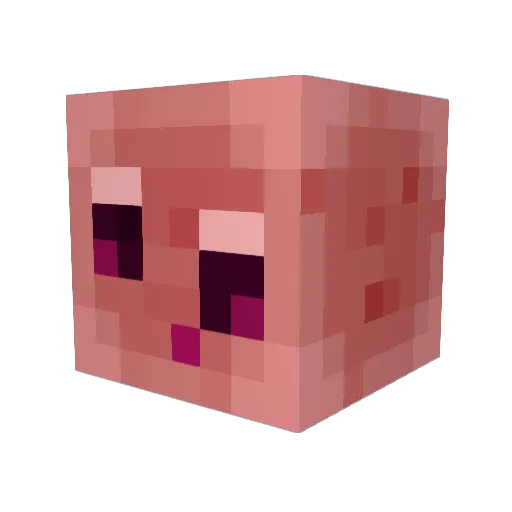 skwishbutagain Minecraft avatar head, 3D render