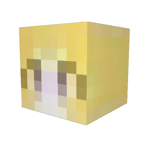 sky0811 Minecraft avatar head, 3D render