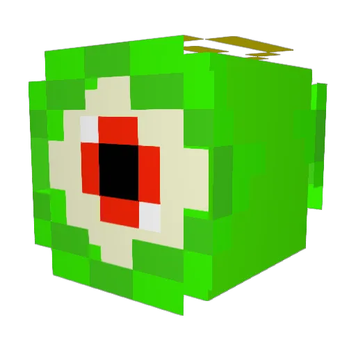 sky195 Minecraft avatar head, 3D render