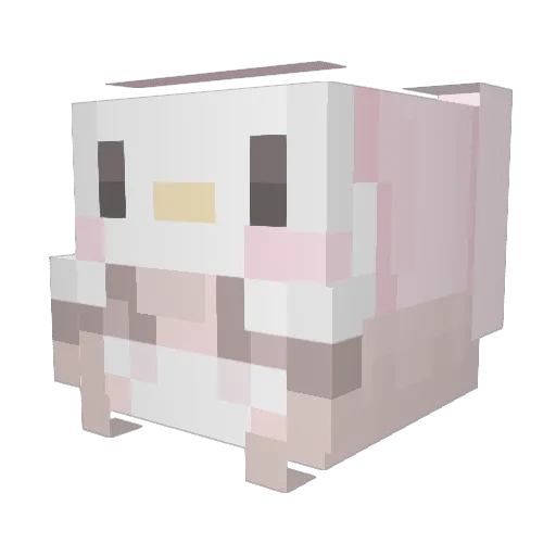 sky22333 Minecraft avatar head, 3D render