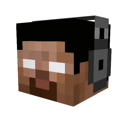 sky379 Minecraft avatar head, 3D render