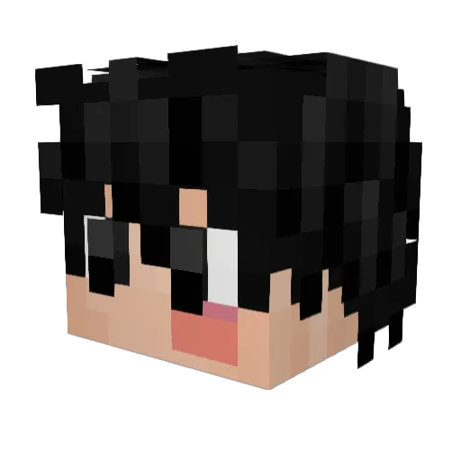 sky3pr Minecraft avatar head, 3D render